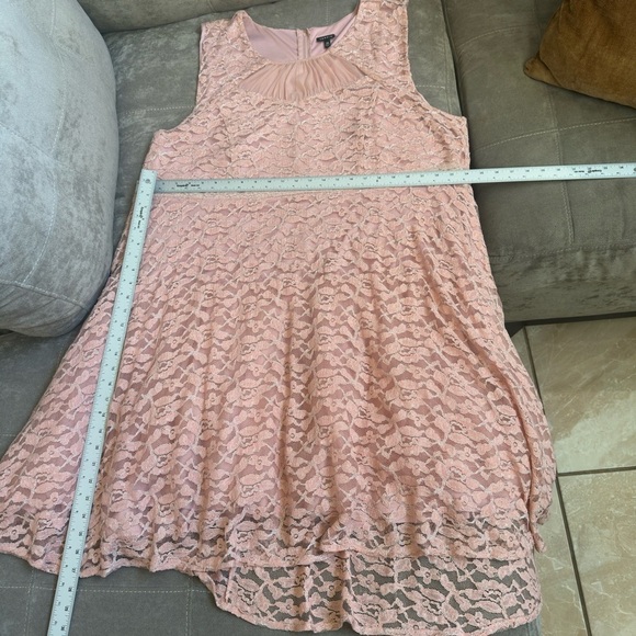 Torrid Pink Lace Maxi Dress - Picture 6 of 8